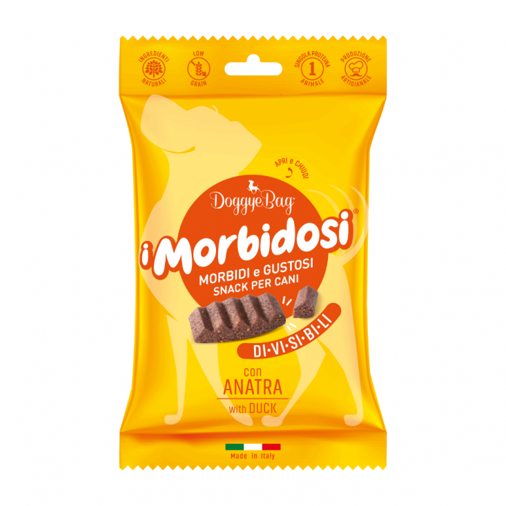 DoggyeBag I Morbidosi con Anatra 90 g DoggyeBag I Morbidosi con Anatra 90 g
